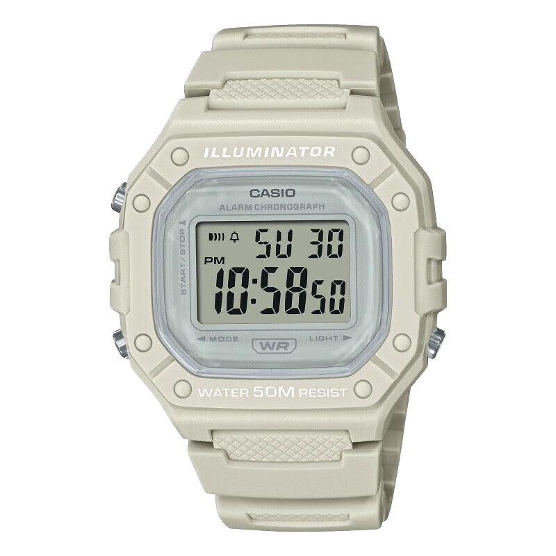 Casio Watch for Men, Retro Small Square Sports Waterproof Student Watch for Men And Women F91W Series W-218HC