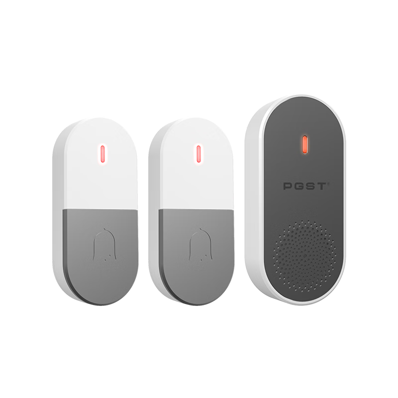 PGST Wireless Home Smart Doorbell with Long-Range Electronic Remote Control for Two Doors, Elderly And Patient Call Butto