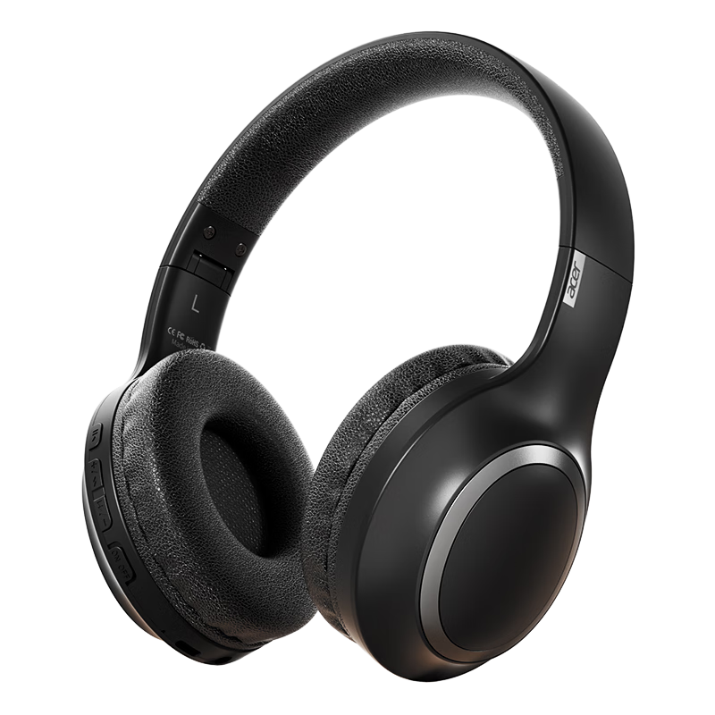 Acer OHR300 Wireless Bluetooth Headphones with Noise Cancellation, Microphone, for Computer Gaming, Sports And Music, Long Standby Time, Compatible with Apple, Huawei, Xiaomi, Black, Invoice Available