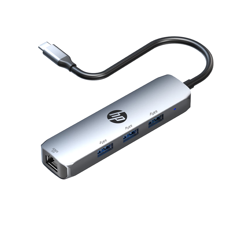 HP Type-C Expansion Dock Gigabit Ethernet Port Adapter USB3.0 Hub Converter Universal for Apple MacBook Huawei Lenovo Laptops And Smartphones