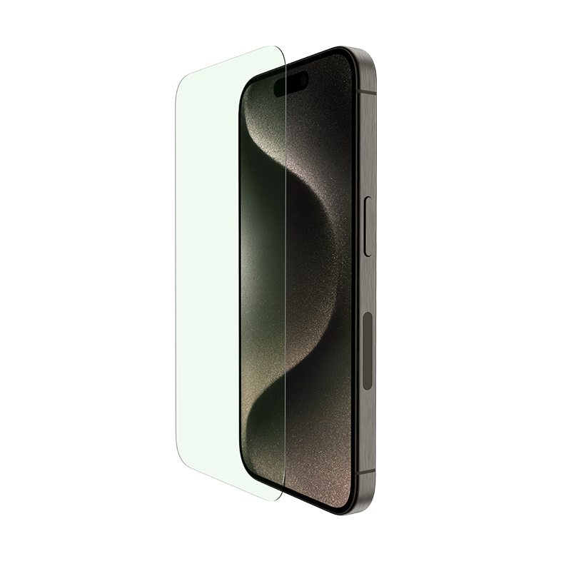 BELKIN IPhone 16 Plus Screen Protector, Compatible with IPhone 16 Plus/15 Plus, Asahi Antibacterial Base Material, OVA136