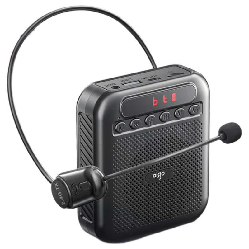 Aiguozhe A151 Mini Megaphone for Teachers, Tour Guide Waist-Mounted Microphone, Bluetooth Speaker, Portable Loudspeaker for Lecturing, Teaching, And Public Addressing with High Volume