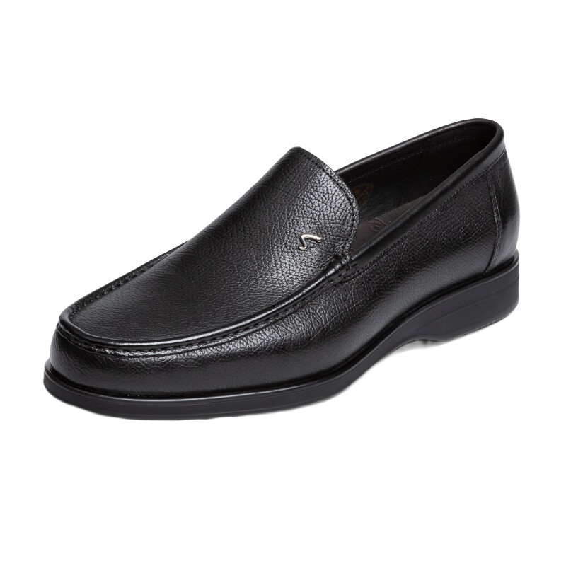 SATCHI Men's Shock Absorption Business Casual Leather Shoes Black 43 402422390Z