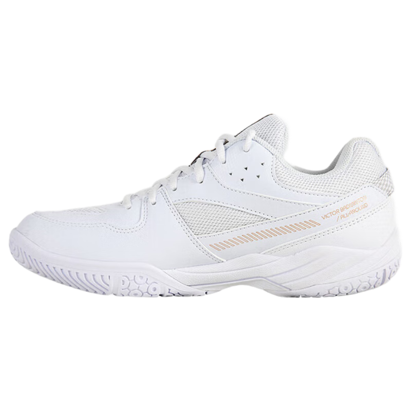 VICTOR Badminton Shoes A170II Second Generation for Men And Women, Wear-Resistant Breathable Sports Shoes, White And Gray, Size 42