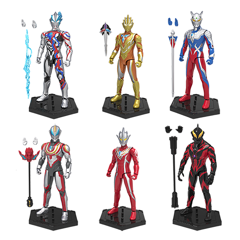LDCX Ultraman Action Figure, Boys' Toy, Blaze Zero Belial Dynamic Hero Second Wave Blind Box