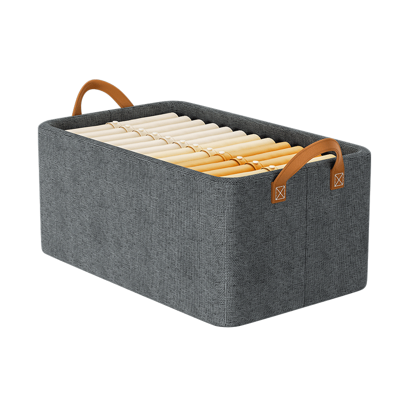 Bangnimeijia Drawer-Style Storage Box, Wardrobe Organizer, Foldable Clothes Storage Container for Home Use, 47*28*20 Cm