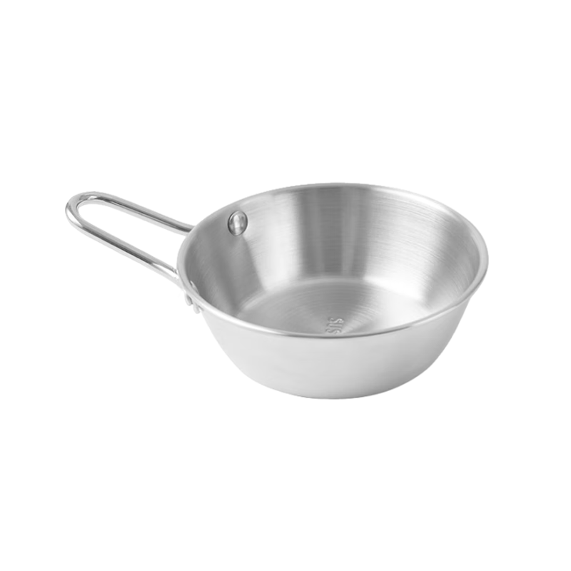 Baijie 304 Stainless Steel Bowl, Soup Bowl, Rice Bowl, Noodle Bowl, Baby Food Bowl, Korean-Style Yellow Wine And Rice Wine Bowl, Silver, 12cm