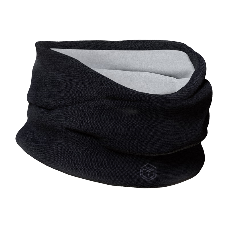 JD Original Neck Gaiter Cycling Double-Sided Lightweight Sports Neck Warmer for Men And Women, Windproof Dustproof Warm Face Mask Headband, Black And Gray Style