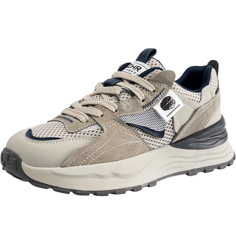 ZHR Dad Shoes for Women And Couples, Thick-Soled Height-Increasing Casual Shoes, Fashionable Sports Shoes for Men And Women, G666 Gray Blue, Size 35