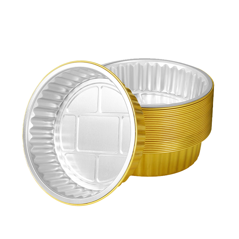 Faxilon Air Fryer And Oven-Specific Aluminum Foil Pans, 870ml*20 Pieces, Aluminum Foil Trays for Baking
