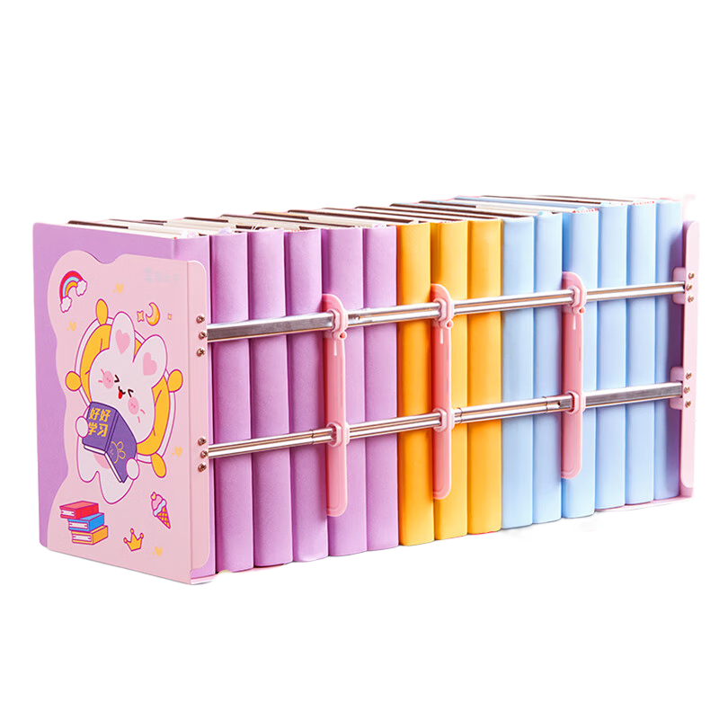 Maotaizi [Back to School Essential] Extendable Book Stand Desktop Book Storage Rack Bookshelf Organizer for Middle And High School Students' Desks Classroom Book Holder Bookend Backrest Board School Supplies