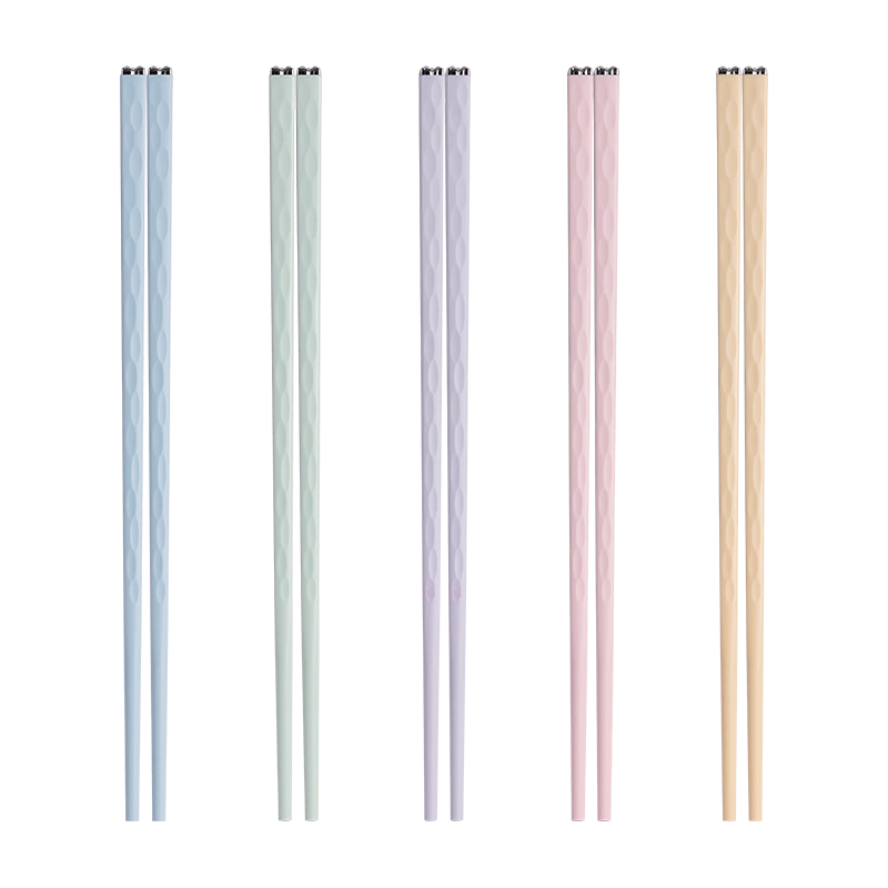 Banwu Life Premium Alloy Chopsticks Non-Slip Heat-Resistant Household Individual Anti-Mold Antibacterial Personal Chopsticks