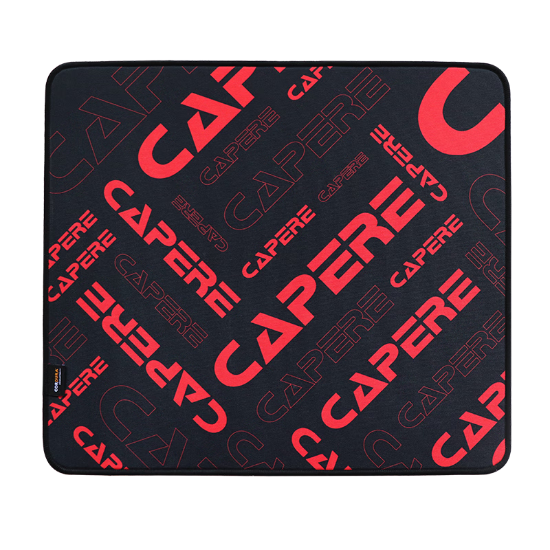 CAPERE Waterproof Nylon Mouse Pad, CORDURA Neutral Gaming Pad for Computer Peripherals Competition, [Zhuifeng] Rich Black/Thick Surface, 450x400x5mm