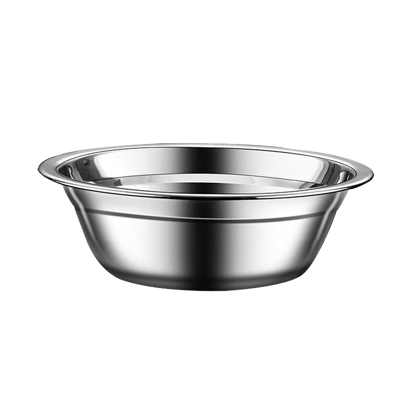 Dipuer 304 Stainless Steel Soup Bowl, Food-Grade Seasoning Bowl, Stainless Steel Bowl, Side Dish Bowl, Mixing Bowl, Canteen And School Soup Bowl