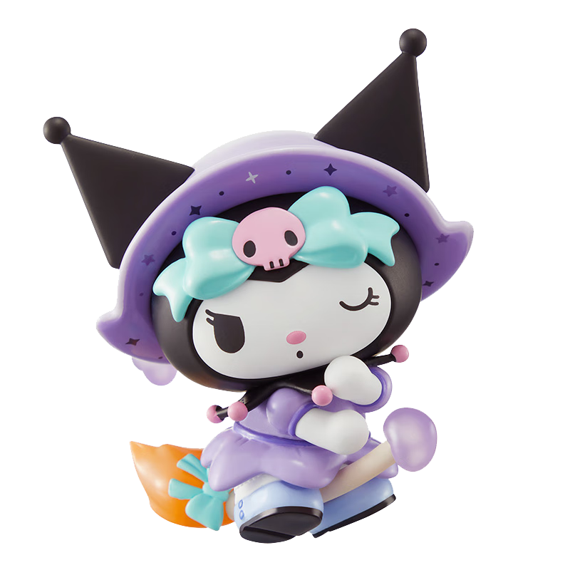 MINISO Sanrio Magic Story Blind Box Kuromi Desktop Figurine Toy Accessories Birthday Gift, End Box