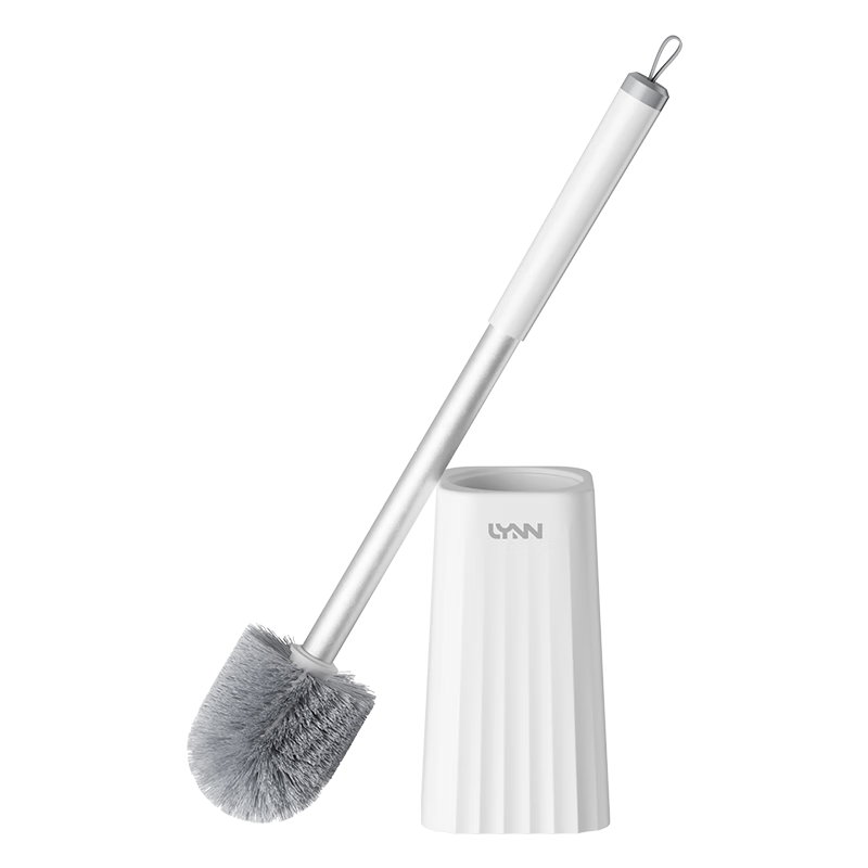 LYNN Toilet Brush Set, Bathroom Cleaning Brush, No Dead Angle Cleaning Brush, Long Handle Toilet Cleaning Tool
