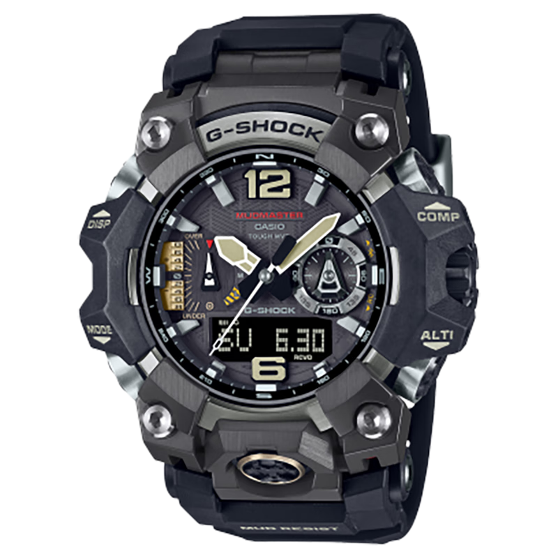 Casio Men's G-SHOCK Mudmaster Third Generation Solar-Powered Sports Digital Watch GWG-B1000