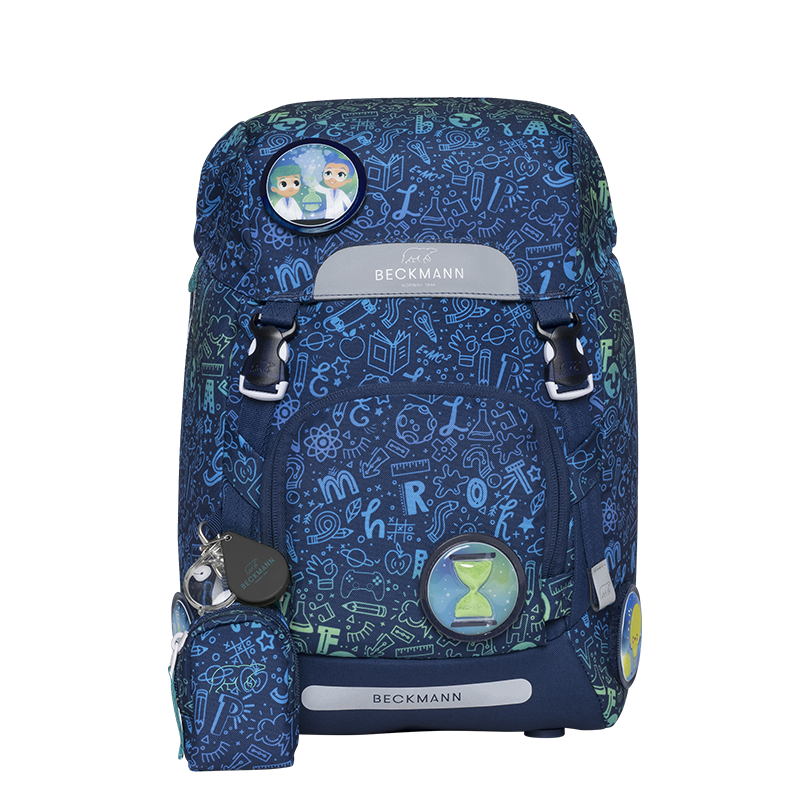 Beckmann Norwegian Primary School Spine-Protecting Backpack, Large Capacity, Stylish, Load-Reducing, for Boys And Girls in Grades 4-6, Children's Backpack