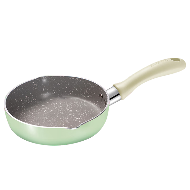 SUPOR Non-Stick Small Frying Pan, Baby Food Pan, Breakfast Egg Frying Pan Compatible with Induction Cooker, 20cm EJ20FN01-G