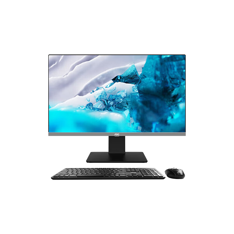 AOC Subsidies Master 926, 23.8-Inch High-Definition All-In Desktop Computer (Core I5-12450H, 16GB RAM, 512GB Storage, Keyboard And Mouse Included), Black
