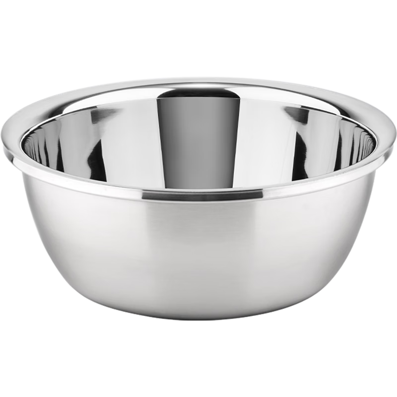 Newair Thick Stainless Steel Bowl Set for Home Use: Rice Bowl, Kitchen Baking Mixing Bowl, Dough Kneading Bowl, Soup Bowl, And Vegetable Washing Bowl