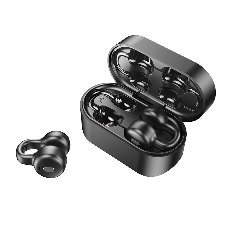 Chuangzhe True Wireless Bone Conduction Concept Bluetooth Headphones, Clip-On Style, Not In-Ear, Ultra-Long Battery Life, Large Capacity, Sports Running Cycling High-Quality Call Headphones