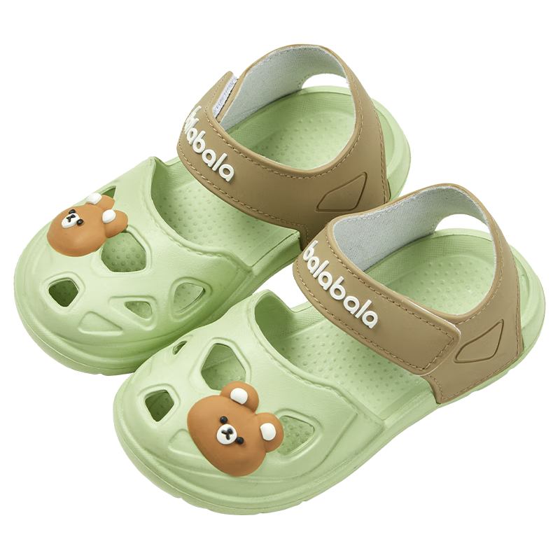 BALABALA Children's Sandals for Girls And Boys, Summer Style, Beach Shoes for Toddlers And Young Kids, Closed-Toe Walking Sandals for Infants And Preschoolers