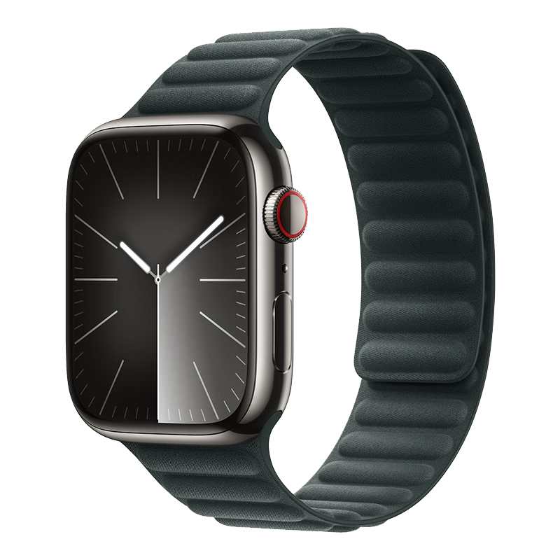 BHO Compatible Apple Watch Band, Magnetic Chain Strap for Apple Watch S12/S11, IWatch S10/9/8/ultra4/SE3/2, Twill Fiber Fine Woven Strap