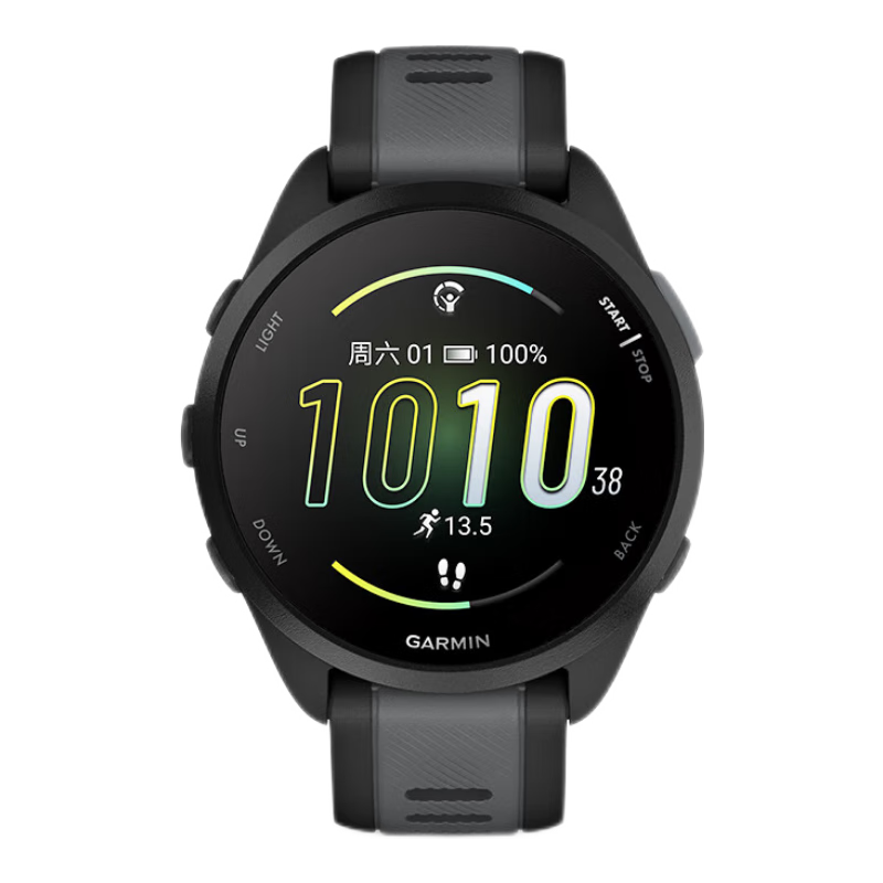 GARMIN Forerunner165 Music Edition, Midnight Black, Running Outdoor Sports Smartwatch, Birthday Gift