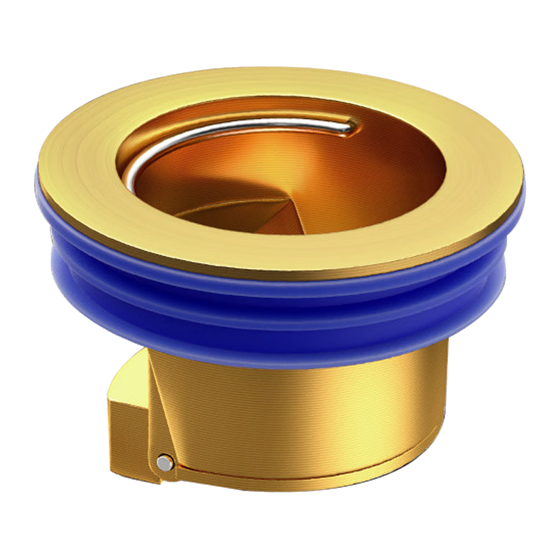 Jiebishi Anti-Odor Drain Core, Sewer Deodorizer, Brass Gravity Anti-Odor Core, Bathroom Floor Drain Odor Barrier Core, Pack of 2
