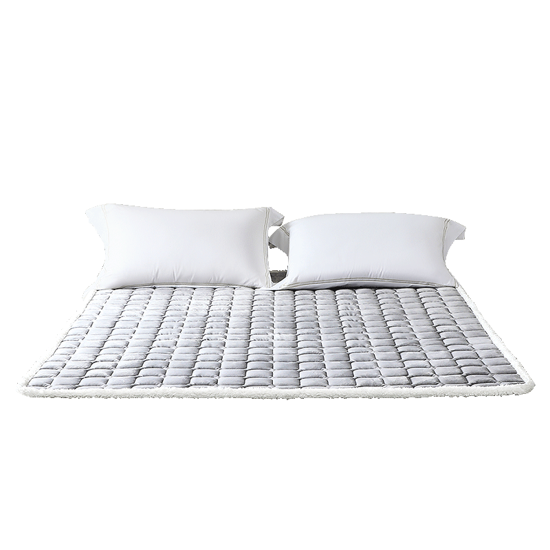 FUANNA Home Textiles Crystal Warm Fleece Protective Mattress Pad, Soft Warm Non-Slip Mat for Single Bed in Dormitory, 1.2 Meter Bed