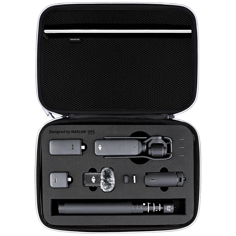 MAXCAM Suitable for DJI Osmo Pocket 3 Camera Storage Case, Protective Box, Portable Handheld Accessory, Travel Large Bag, Hard Shell, Shockproof, Pressure Resistant, Splash Resistant