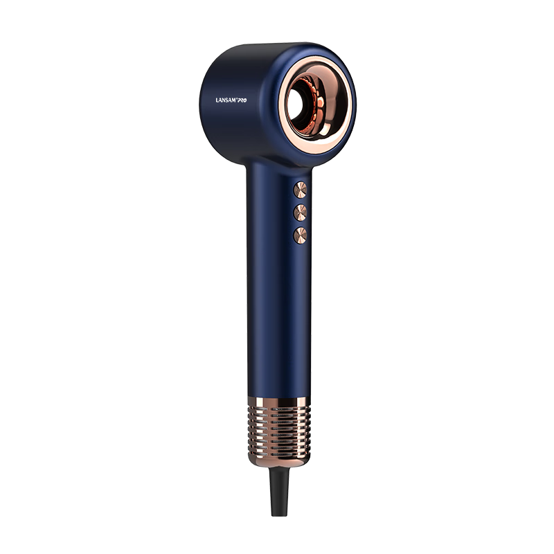 LANSAM Hair Dryer, Home Use, Plasma Hair Protection, High-Speed, Strong Airflow, Gentle on Hair, Negative Ion Electric Blower, Birthday Gift, Standard Version - Twilight Blue