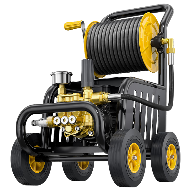 POHIR German POHIR Car Wash Machine, High-Pressure Washer, High-Pressure Water Gun, Floor Cleaner, 220V Household Car Washing Machine, Garden And Floor Cleaner