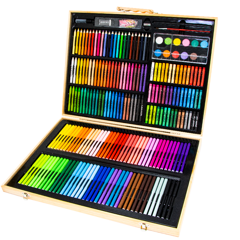 Feishangmi Little Yellow Duck Watercolor Pen Toy Set, Drawing Tools for Elementary School Students And Kindergarten Children, Paintbrushes, Birthday Gift for Girls