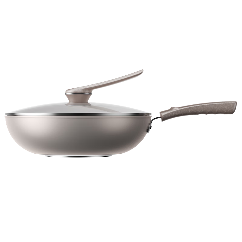 Joyoung Non-Stick Wok, Million-Durability Stir-Fry Pan, Home Cooking Pot, 32cm Compatible with Induction Cookers And Other Cookware