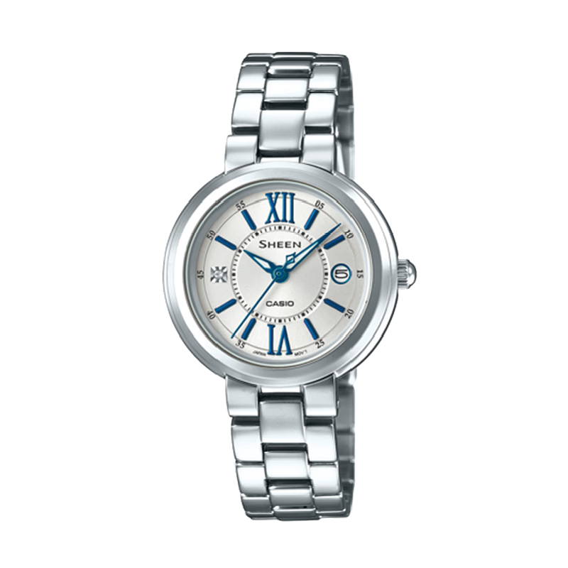 Casio Women's Watch SHEEN Guardian Star Quartz Exam Japanese/Korean Gift Box Edition for Girlfriend SHE-4528D
