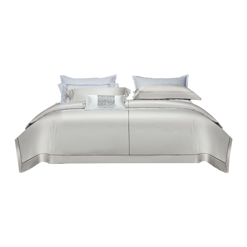 La Torretta Bedding Set, 100% Pure Cotton, 120 Thread Count, High Luxury Embroidered Duvet Cover And Bedsheet, Waldorf Astoria, 220*240