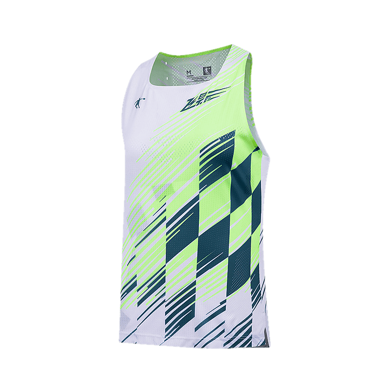 QIAODAN Feiying PB Vest for Men, Professional Marathon Gear, Breathable Running Top, Moisture-Wicking Quick-Dry Colorful Racing Shirt
