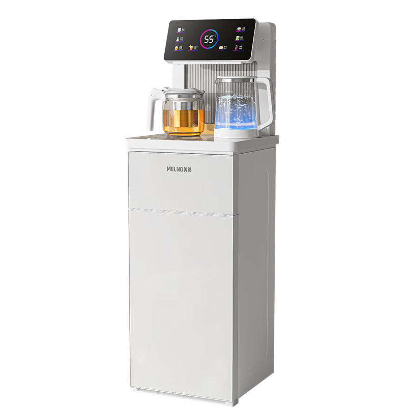 MeiLing Tea Bar Machine, Home Cooling And Heating, Intelligent Voice Control, Remote Control, Upright Water Dispenser, Bottom-Placed Water Tank, Automatic Cold And Hot Model MY-C912B (Voice Control), White