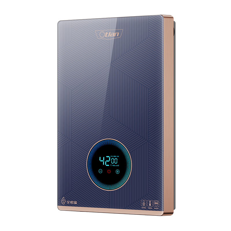 Otlan F19Q-Z85A Instant Electric Water Heater, Compact Household Rapid Heating No Storage Required, Quick Heating Constant Temperature Shower Machine [0-8.5KW Intelligent Frequency Conversion]