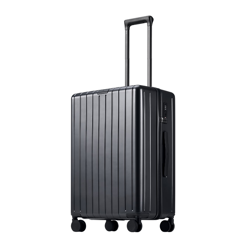 JD Original German PC Suitcase, Large Capacity Trolley Case for Men And Women, Travel Luggage, Graphite Gray, 24-Inch Carry-On Size