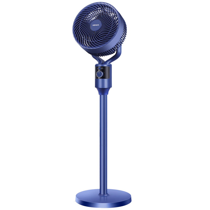 KONKA Air Circulation Fan, Electric Fan for Home Use, Oscillating Head, Desktop Mini Fan, Standing Ventilation Fan, Quiet Electric Fan, Energy-Saving AC Fixed-Frequency Floor Fan KXHS-1811