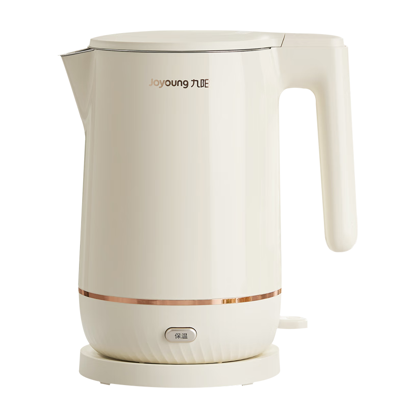 Joyoung Electric Kettle with U-Shaped Inner Pot, 1.7L Capacity, 316L Stainless Steel Seamless Design, Temperature Control, Model 17WU1B