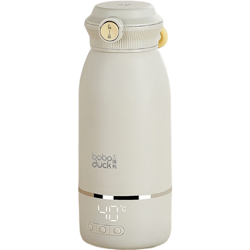 Boboduck Portable Constant Temperature Water Bottle, Thermos Cup for Babies on The Go, Baby Milk Preparation Insulated Cup, 6270+ Fast Charging