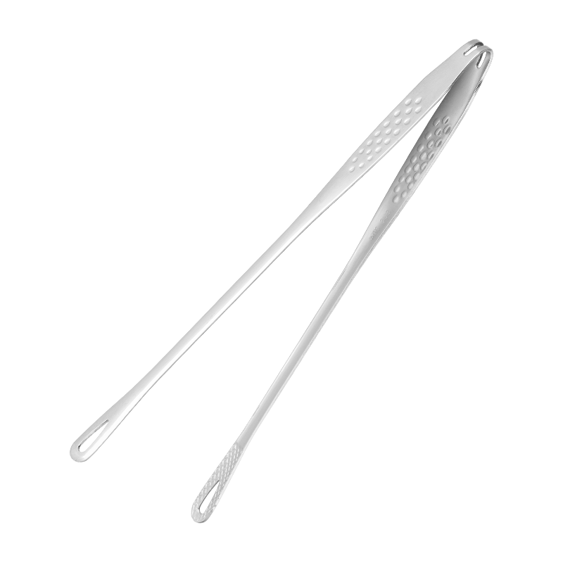 Banwu Life 304 Stainless Steel Food Tongs Kitchen Steak Tongs BBQ Tongs Korean Barbecue Tongs Vegetable Tongs Frying Tongs