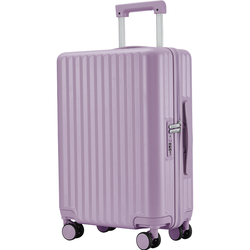KALA·Y Large Capacity Suitcase, Pure PC Travel Case, Business Trip Luggage, 24-Inch, Unisex, Spinner Wheels, Combination Lock