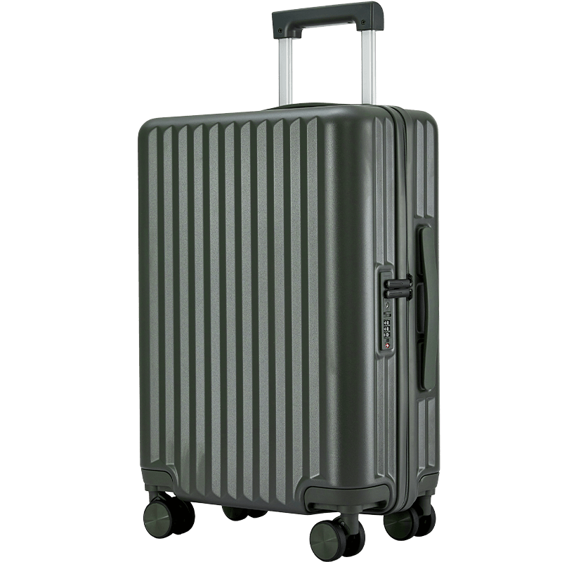 KALA·Y Large Capacity Suitcase, Pure PC Travel Case, Business Trip Luggage, 20-Inch Carry-On Size, No Check-In Required, for Men And Wome