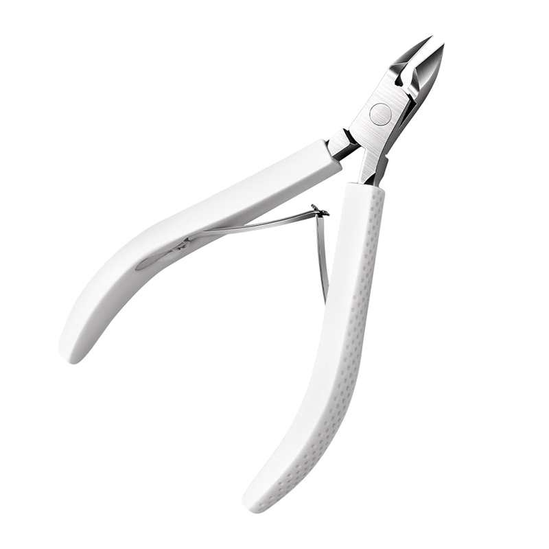 Shijian Diagonal Nail Clipper with Cuticle Nipper, Stainless Steel Nail Trimmer for Dead Skin Removal And Hangnails, Single Pack T77W