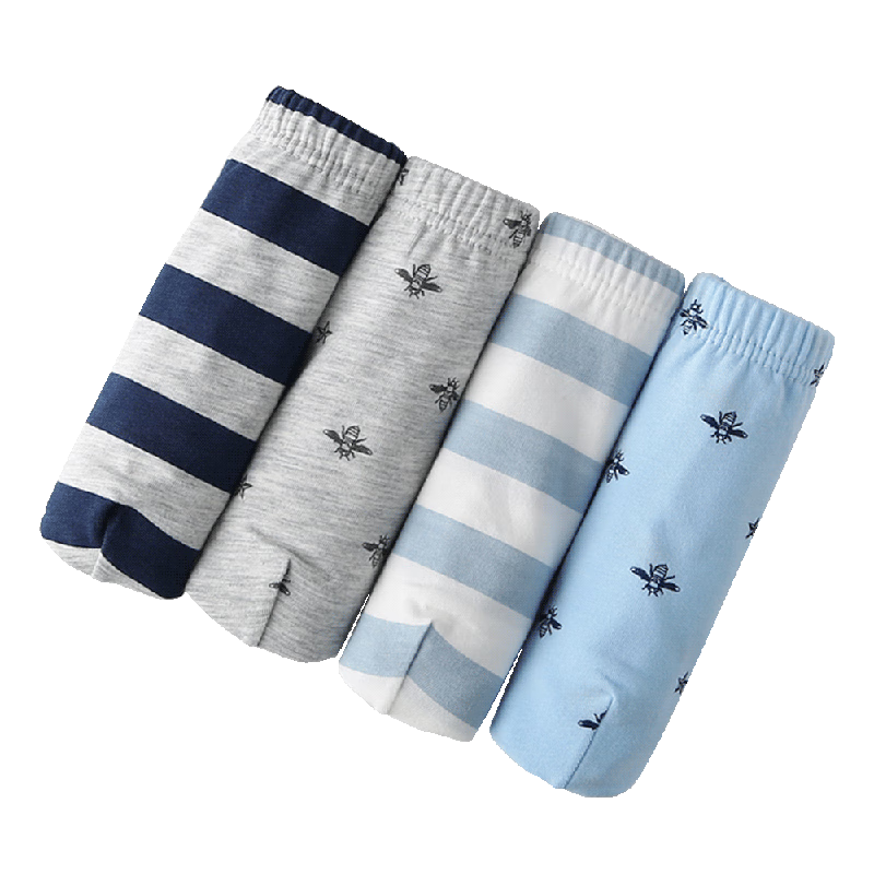 YING BO LUN Boys' Modal Boxer Briefs, Student Mid to Big Kids' Shorts, Four-Corner Shorts, 62883, 180